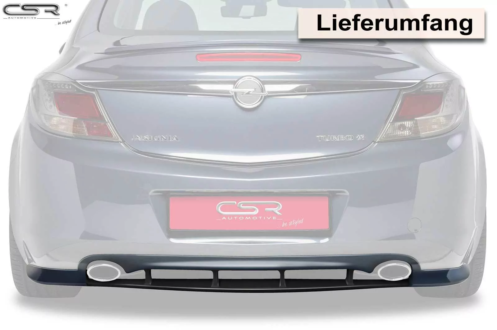 Heckansatz für Opel Insignia A HA152