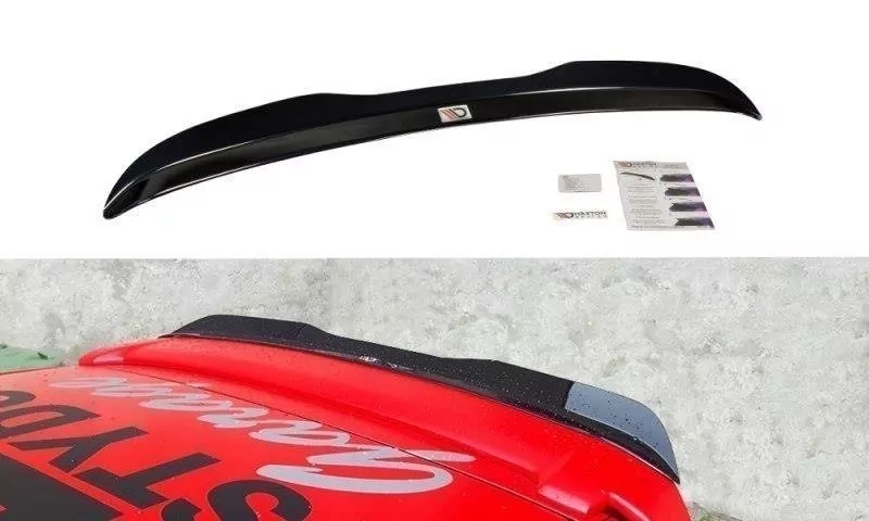 Spoiler CAP Passend Für Passend Für HONDA JAZZ MK1 Schwarz Hochglanz Schwarz Hochglanz