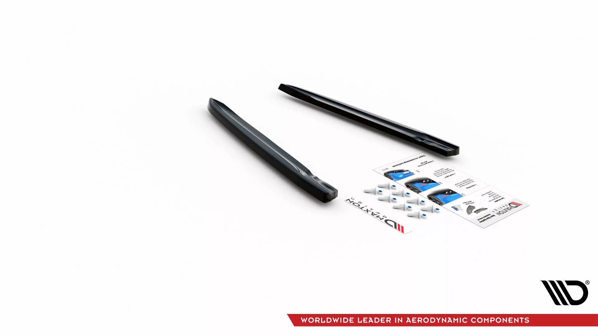 Heck Ansatz Flaps Diffusor Für Volkswagen Arteon R Schwarz Hochglanz