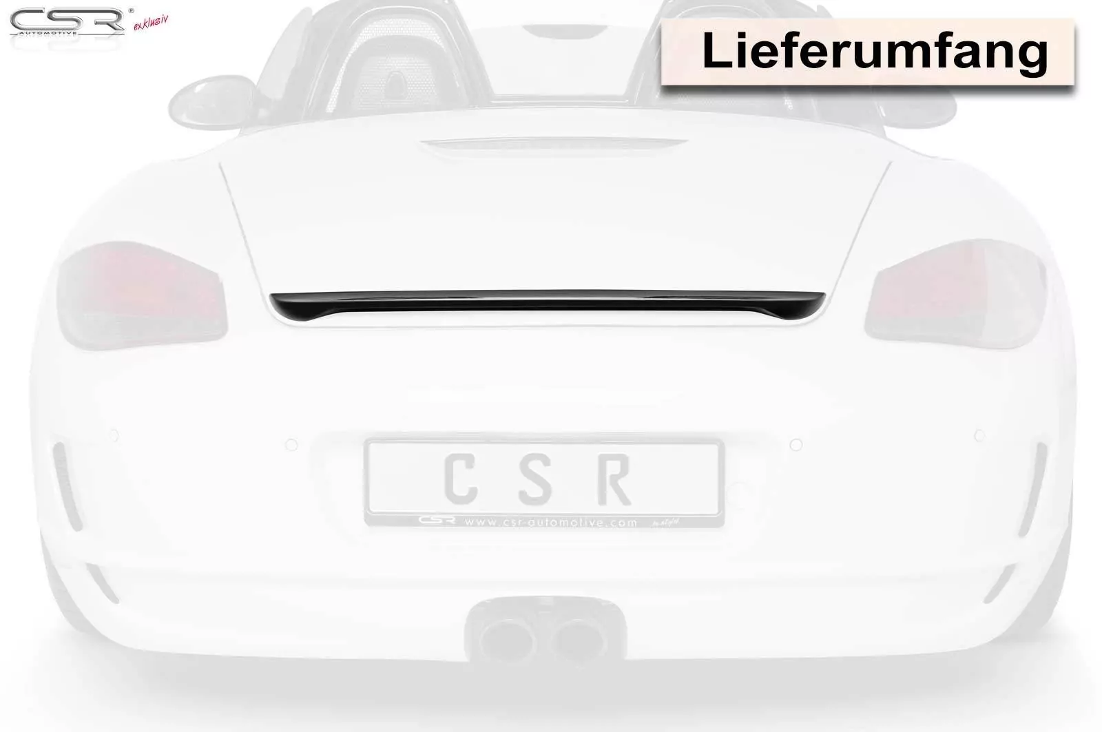 Heckflügel für Porsche Boxster 987 / Cayman 987 HF536