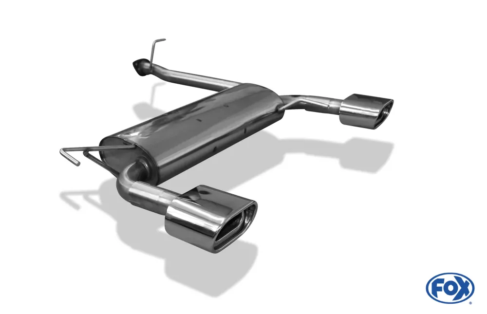 Honda Prelude IV BB2/3  Endschalldämpfer quer Ausgang rechts/links - 135x80 Typ 53 rechts/links