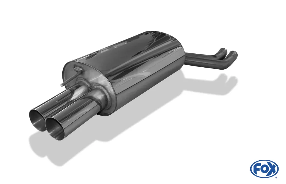 BMW E46 330d/ 330xd  Endschalldämpfer zweiflutig - 2x76 Typ 10