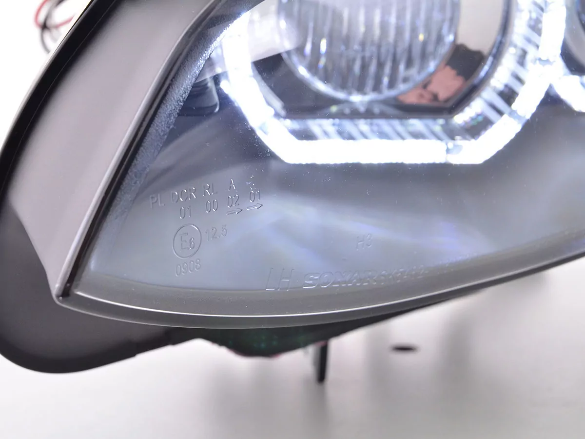 Scheinwerfer Set Xenon Daylight LED Tagfahrlicht mit AFS BMW 3er E92/E93 Bj. 06-10 schwarz