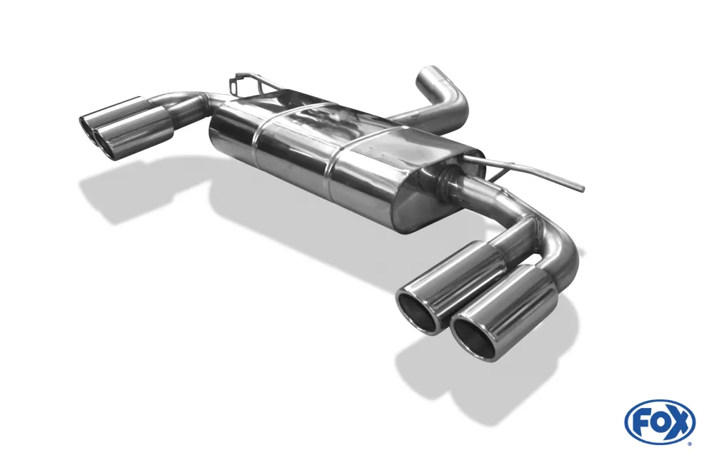 VW Golf VII  - Einzelradaufhängung  Endschalldämpfer rechts/links - 2x80 Typ 16 rechts/links