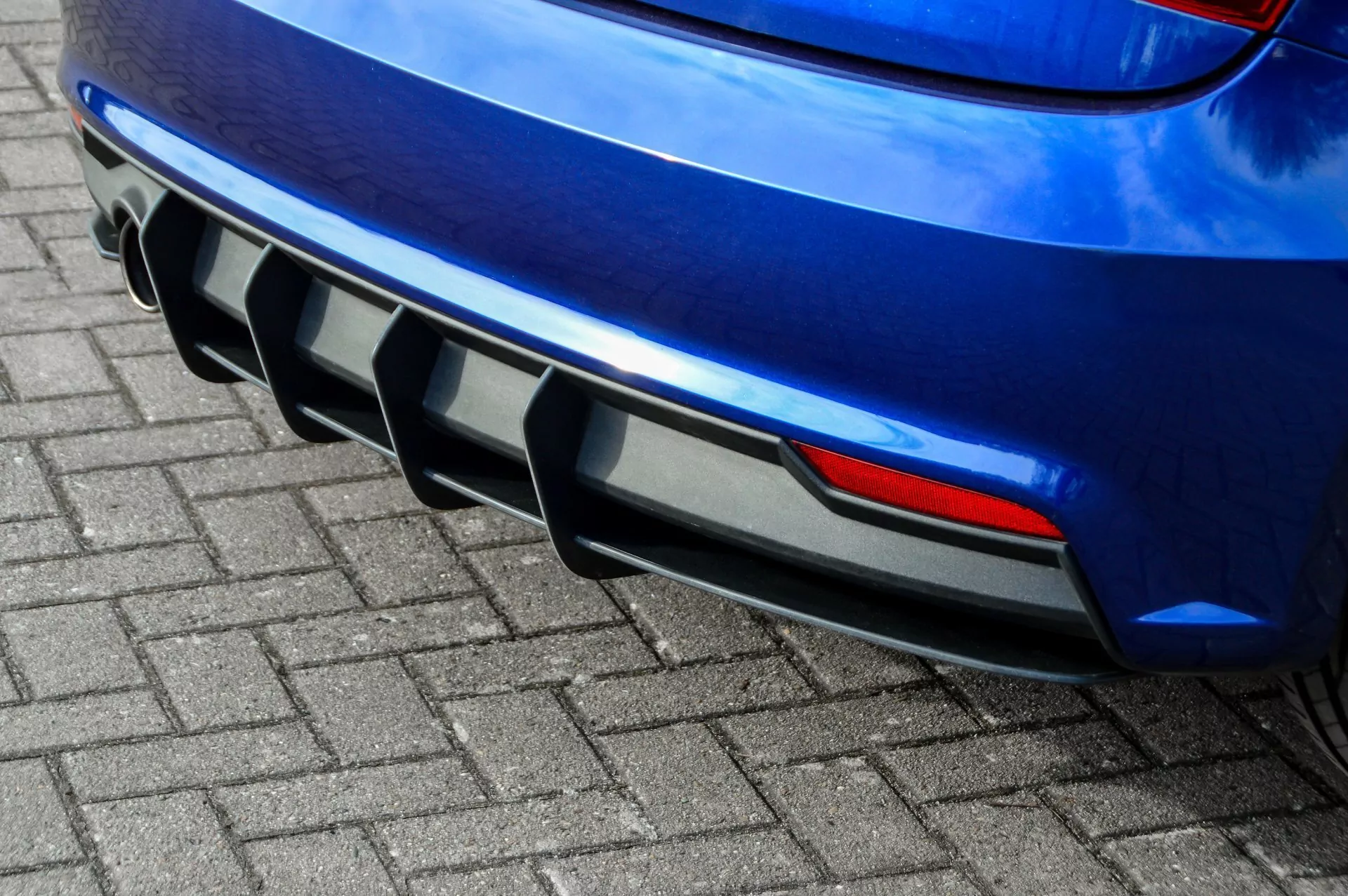 Racing Heckansatz Heckeinsatz Diffusor für Audi A1 8X