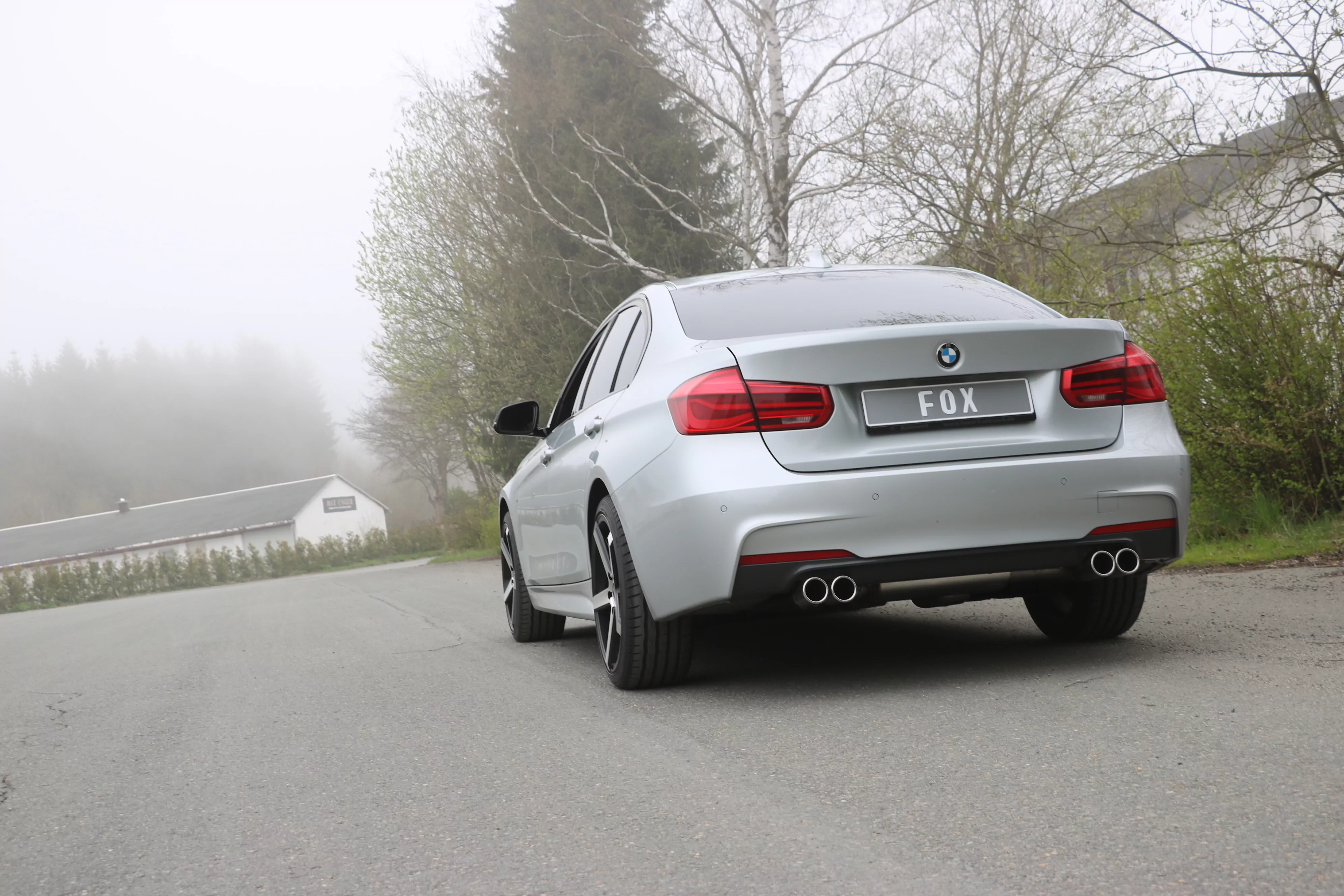 BMW F30/31 - 335d Endschalldämpfer quer Ausgang rechts/links - 2x80 Typ 12 rechts/links