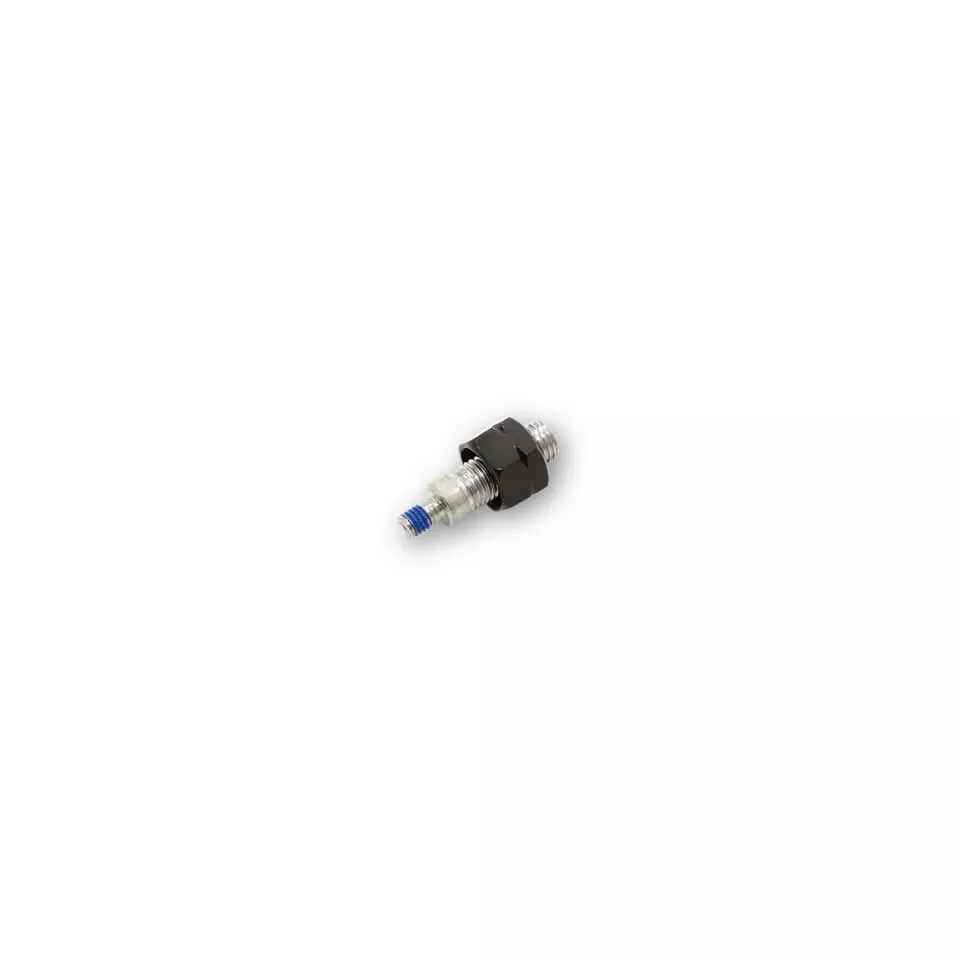 HIGHSIDER Spiegeladapter M10 x 1.25 mm Linksgewinde auf M6, Schwarz (Stck.)