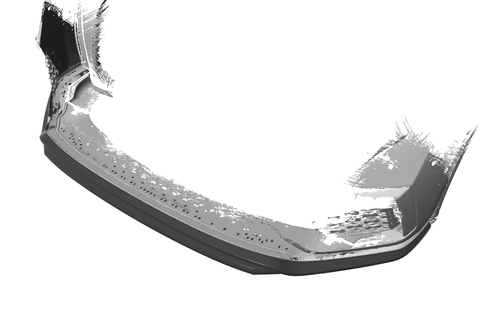 Cup-Spoilerlippe mit ABE für Skoda Octavia 4 RS CSL784 Schwarz Strukturiert