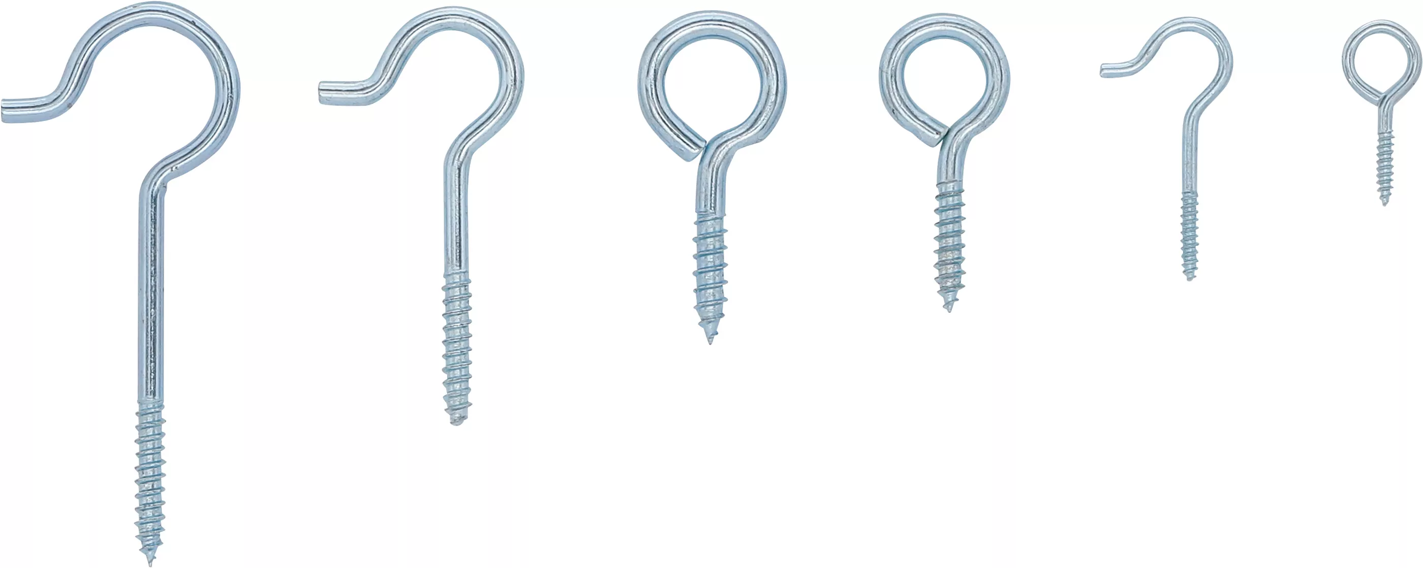 Schraubhaken-Sortiment | 151-tlg.