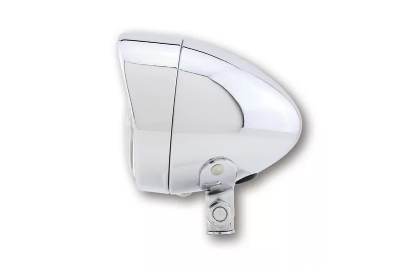 SHIN YO Scheinwerfer BULLET SMOOTHED, chrom E-geprüft