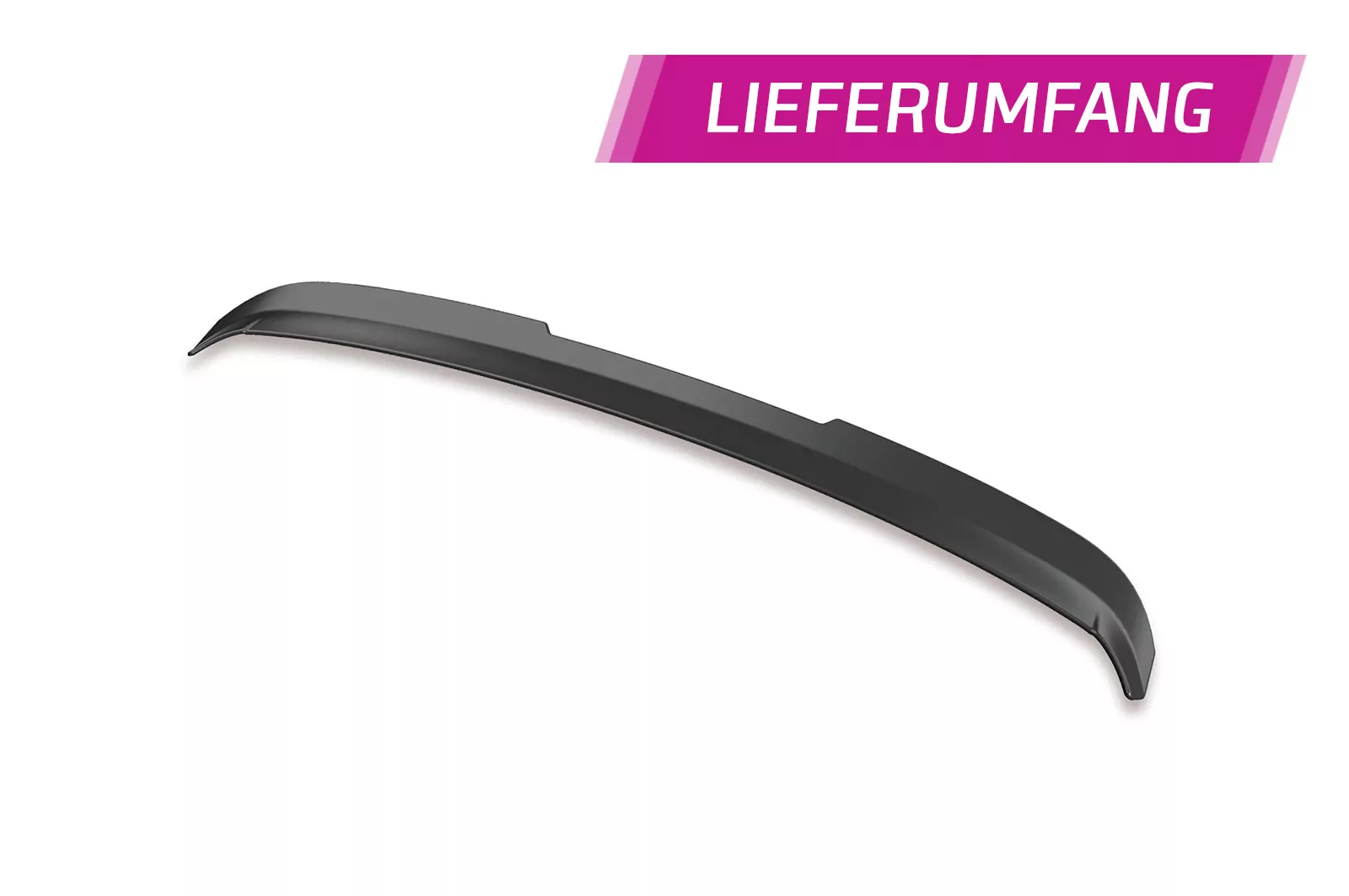 Heckflügel mit ABE für VW Tiguan II (Typ AD1) HF617 Strukturiert (schwarz matt)