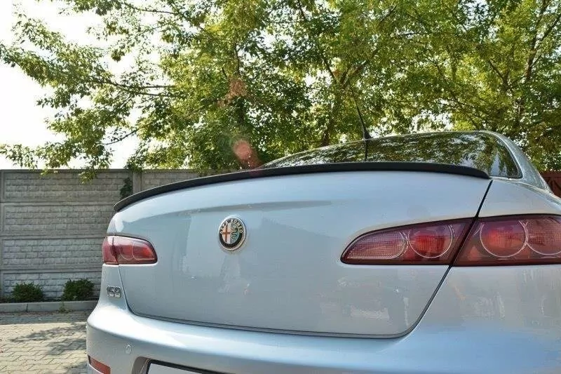 Spoiler CAP Passend Für Passend Für ALFA ROMEO 159 Schwarz Hochglanz Schwarz Hochglanz