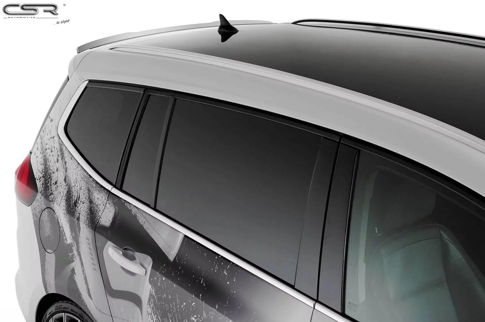 Heckflügel mit ABE für Opel Zafira C Tourer HF653-M Carbon Look (matt)