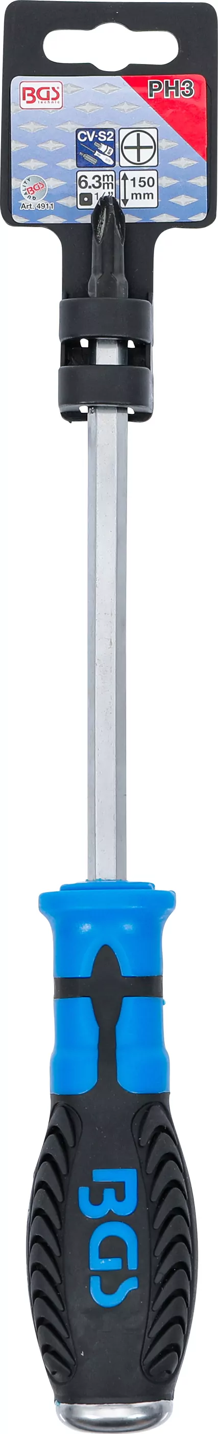 Schraubendreher | Kreuzschlitz PH3 | Klingenlänge 150 mm