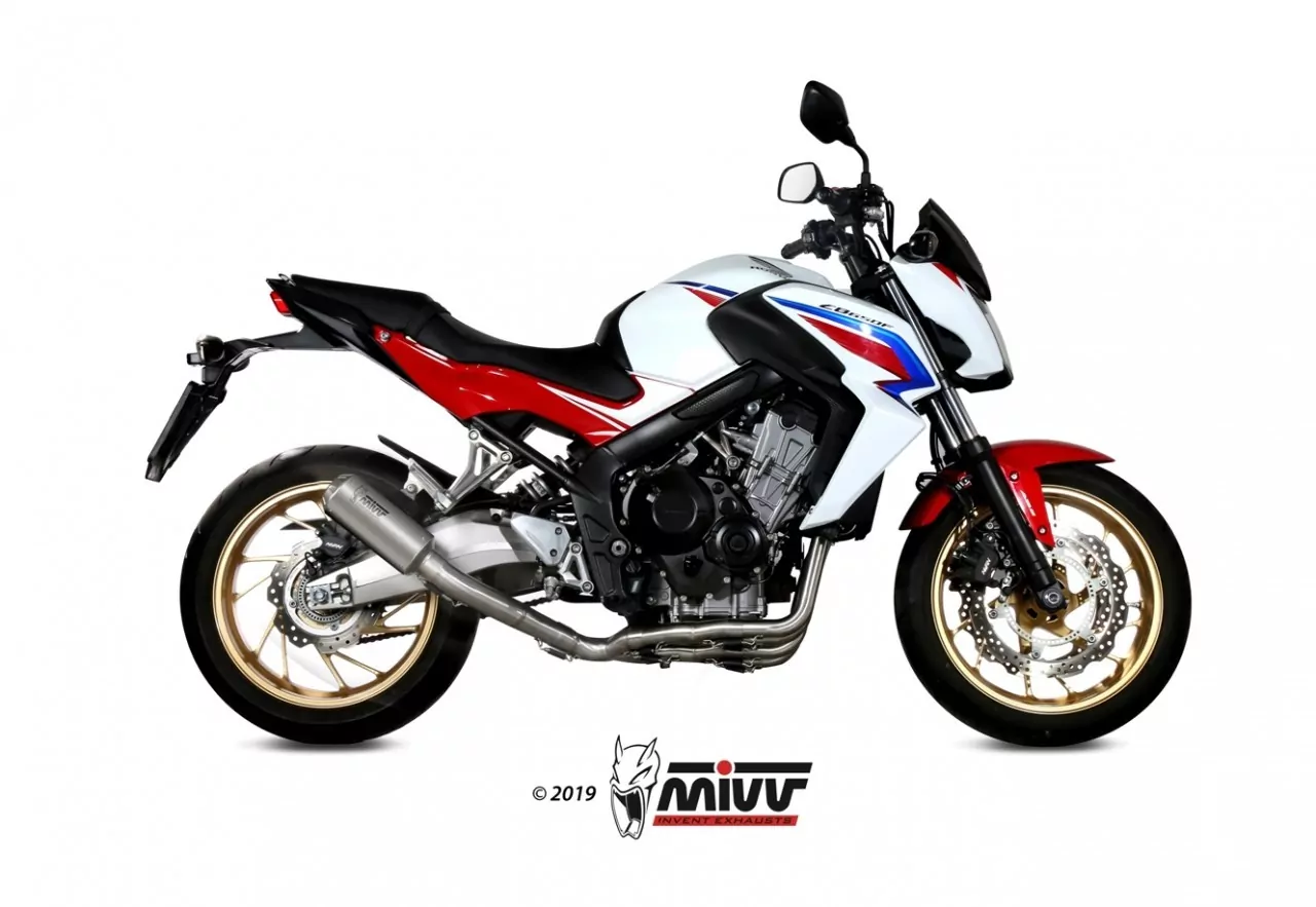 MIVV MK3 Edelstahl HONDA CB 650 F 14-18