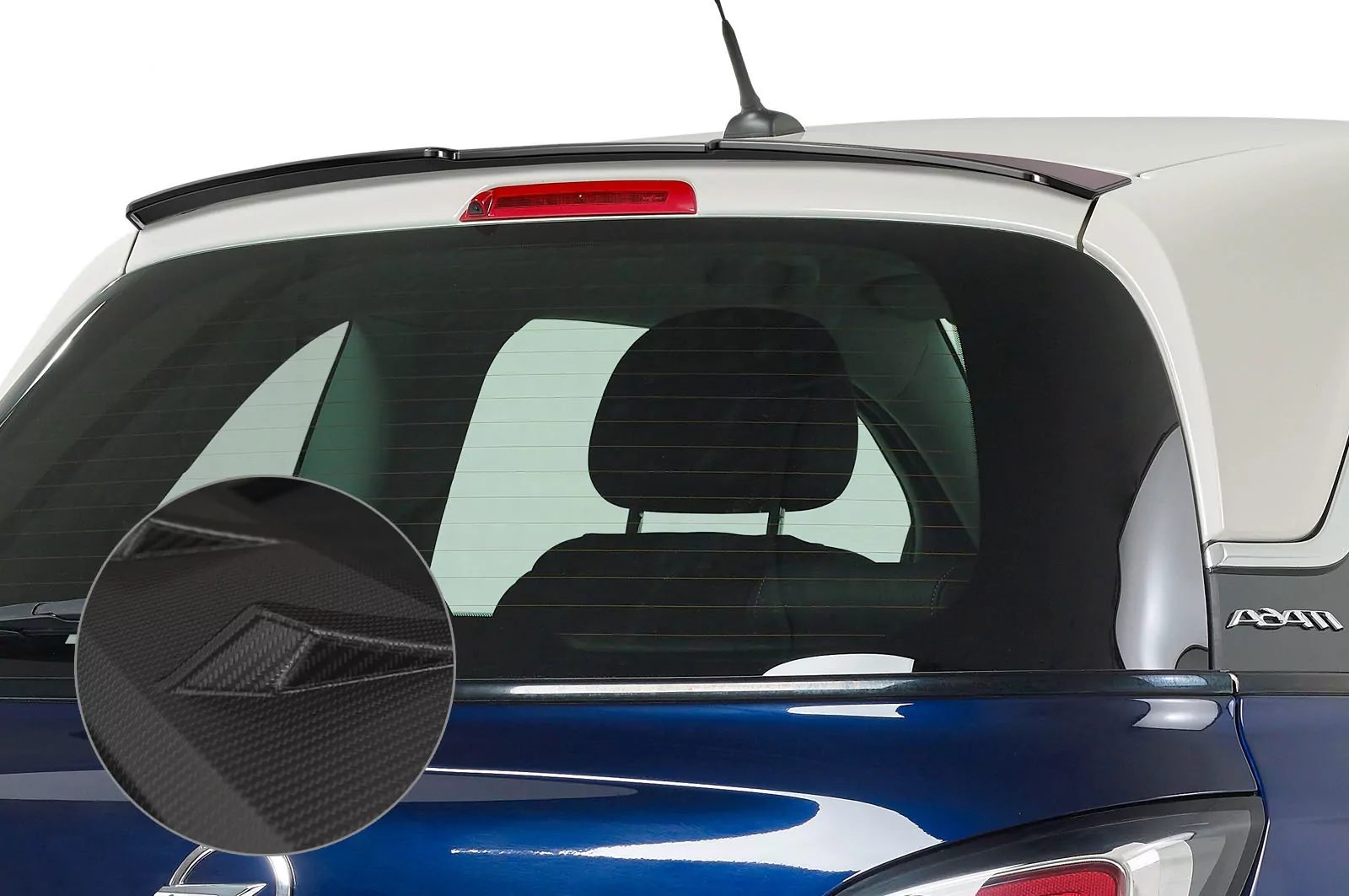 Heckflügel mit ABE für Opel Adam HF689-M Carbon Look (matt)