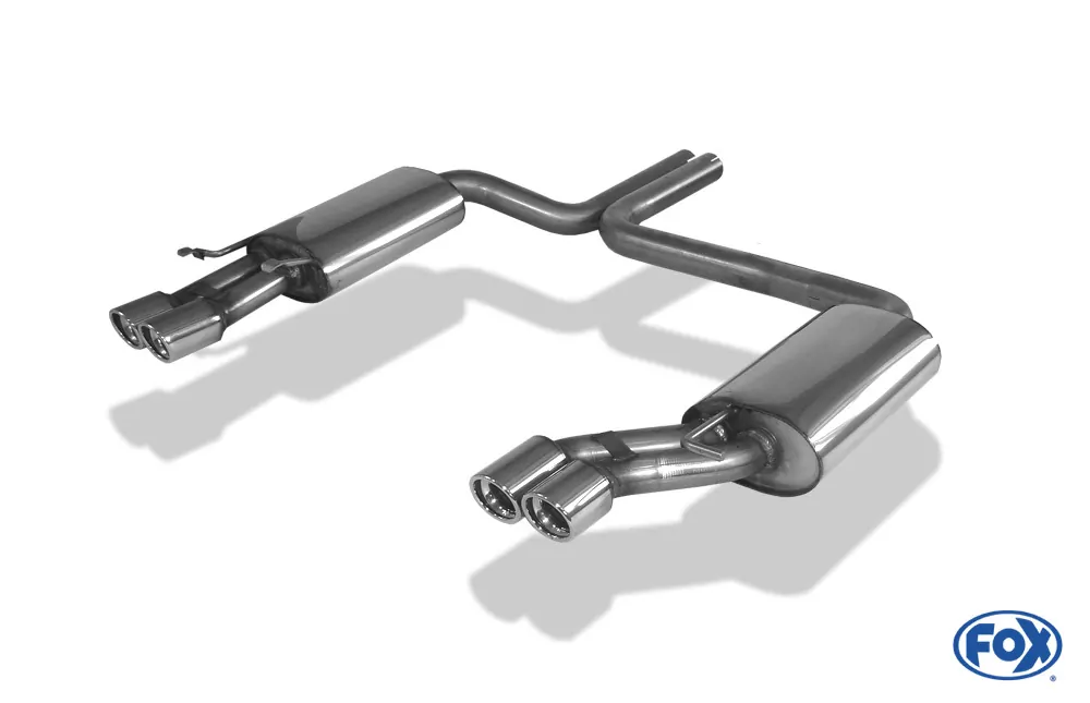 Audi A8/ S8 Typ D2 - ohne Anhängerkupplung  Endschalldämpfer rechts/links - 2x76 Typ 17 rechts/links