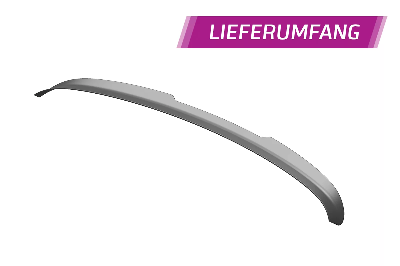 Heckflügel mit ABE für VW up!/ Seat Mii/ Skoda Citigo HF578 Strukturiert (schwarz matt)