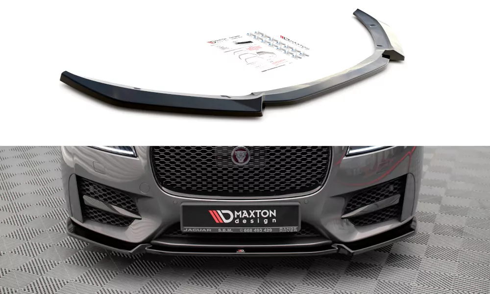 Street+ Spoilerlippe Front Ansatz V.2 Passend Für Jaguar XF R-Sport X260 