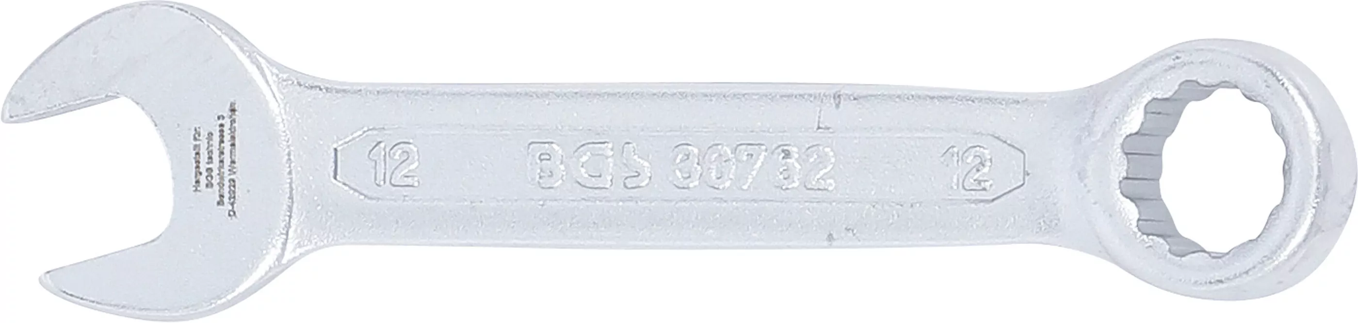 Maul-Ringschlüssel, extra kurz | SW 12 mm