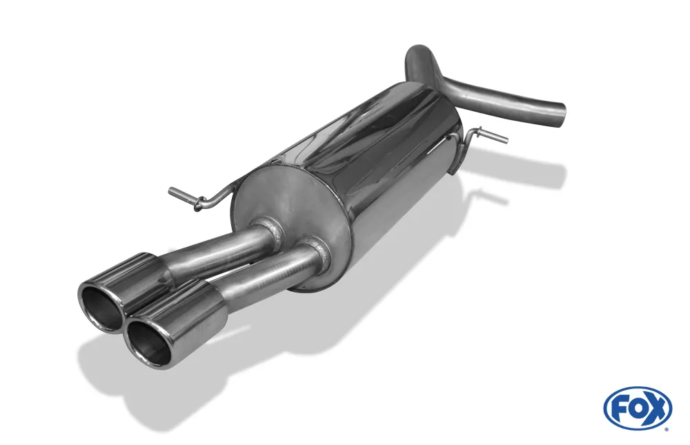 VW Polo 6R - GT und GTI  Endschalldämpfer 63,5mm - 2x76 Typ 16