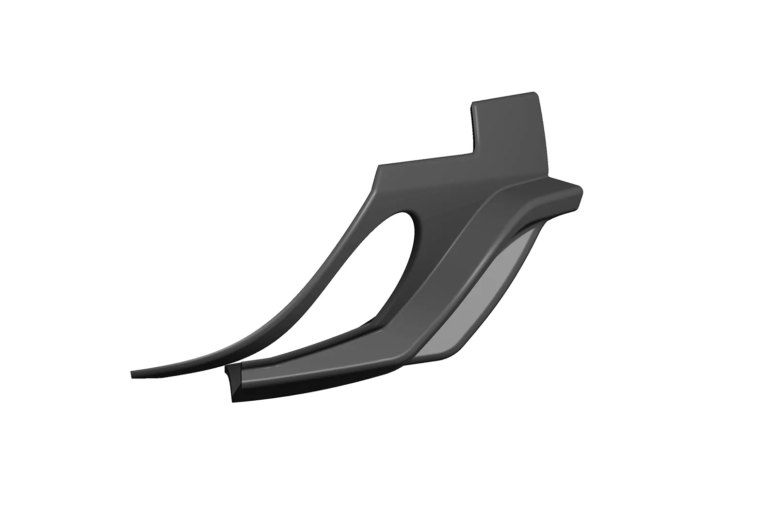 Heckansatz für VW Scirocco 3 R HA247 Strukturiert (schwarz matt)