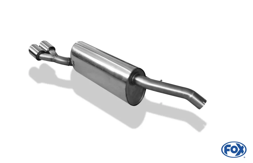 Fiat Bravo 198 für Modelle mit Stoßstangenausschnitt  Endschalldämpfer - 2x80 Typ 16