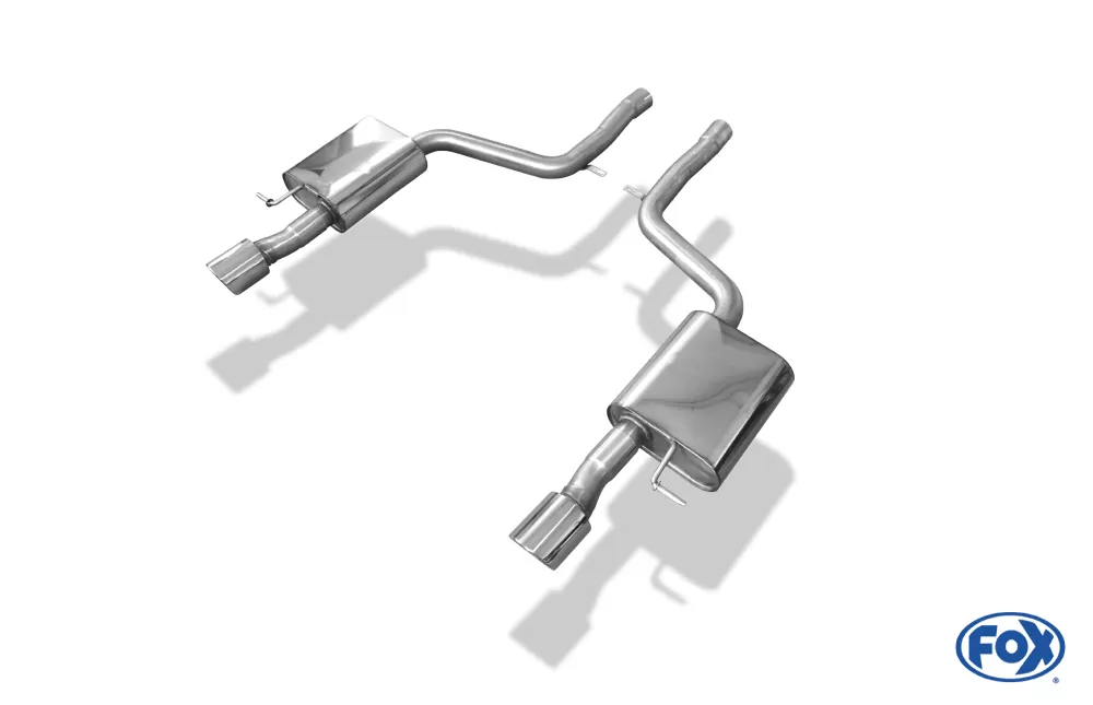 Audi A6 Typ 4F quattro 4,2l  Endschalldämpfer rechts/links Ø63,5mm - 1x100 Typ 17 rechts/links