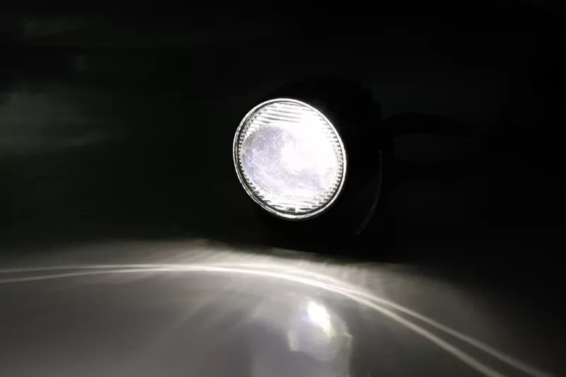 HIGHSIDER pro Scheinwerfer Satellite LED Schwarz Abblendlicht, E-Geprüft (1Stck)