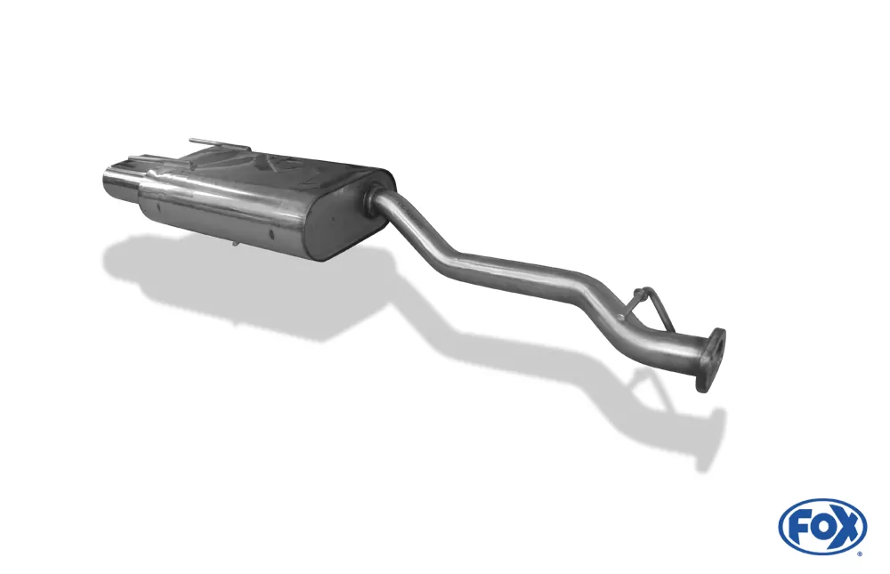 Honda Accord V/ Rover 620 Si  Endschalldämpfer - 160x80 Typ 53