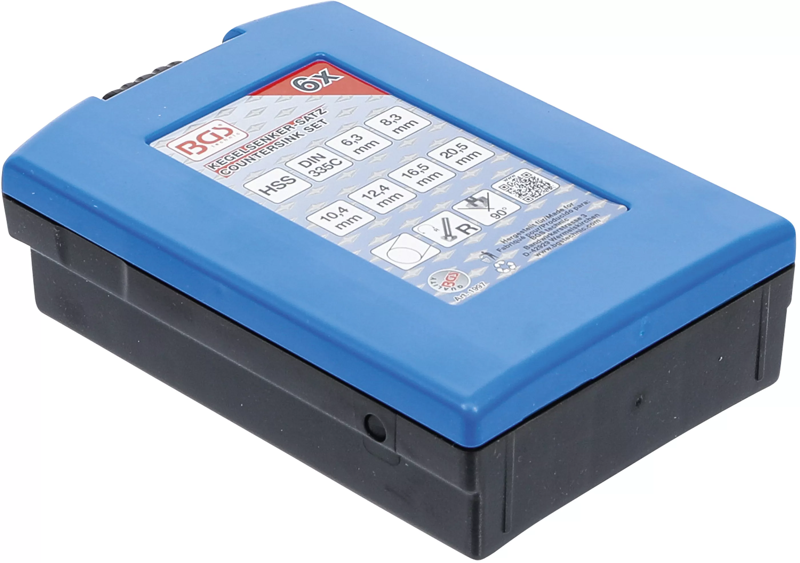 Kegelsenker-Satz | HSS | DIN 335 Form C | 6-tlg.