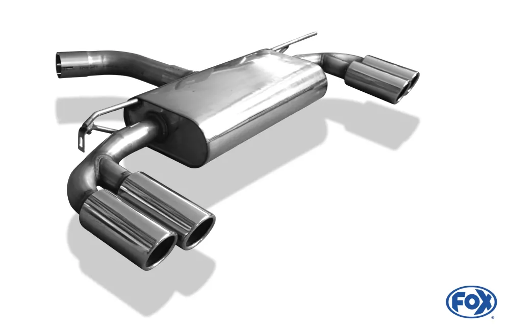 Audi A3 - 8V 3-türer  Endschalldämpfer quer Ausgang rechts/links - 2x80 Typ 16 rechts/links