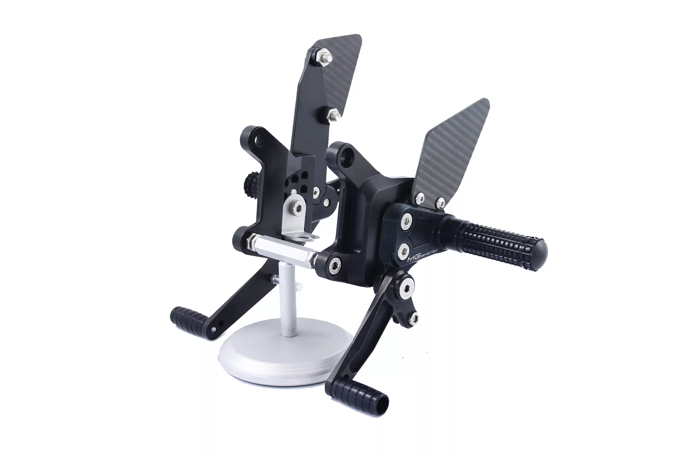 MG Biketec Sportfussrastenanlage / Rastenanlage / Fußrastenanlage mit ABE, gültig in D - A - CH für Kawasaki ZX-10R ab 2011-2015