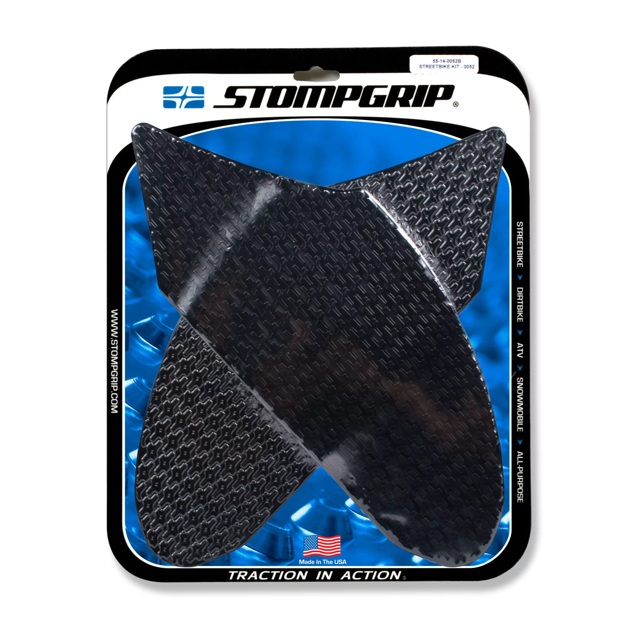 Stompgrip Traction Pad Icon für Suzuki GSX-R 600 06-07 Schwarz