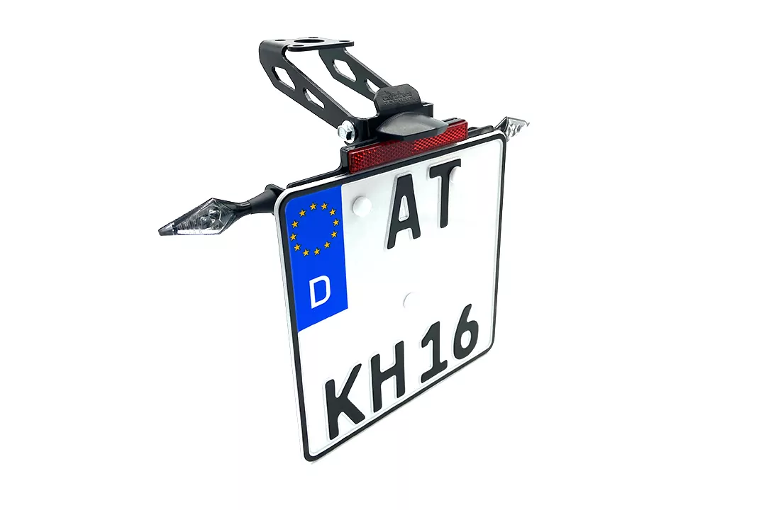 alpha Technik Kennzeichenhalter für Kawasaki Ninja ZX4-R / ZX-4RR Modelljahr 2024-