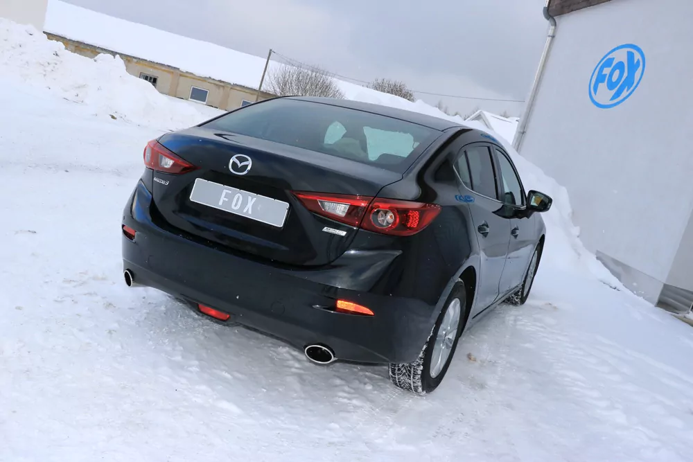Mazda 3 - BM - Stufenheck  Endschalldämpfer quer rechts/links - 115x85 Typ 38 rechts/links