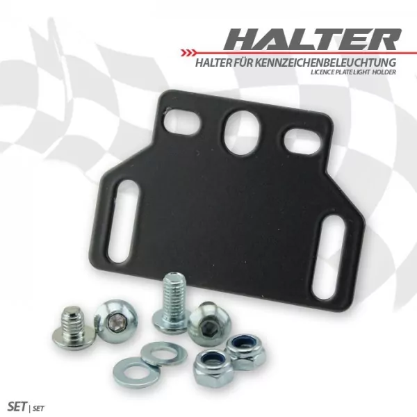 Halter für Kennzeichenbeleuchtung z.B. "Blade" Typ1