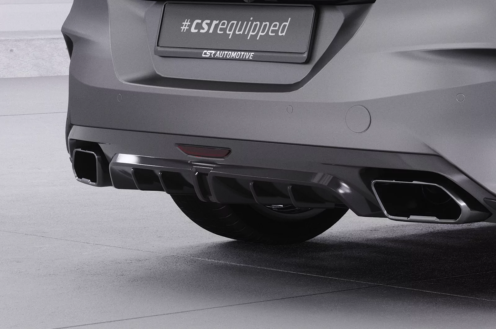 Heckansatz für BMW Z4 (G29) M40i HA285 Schwarz Strukturiert