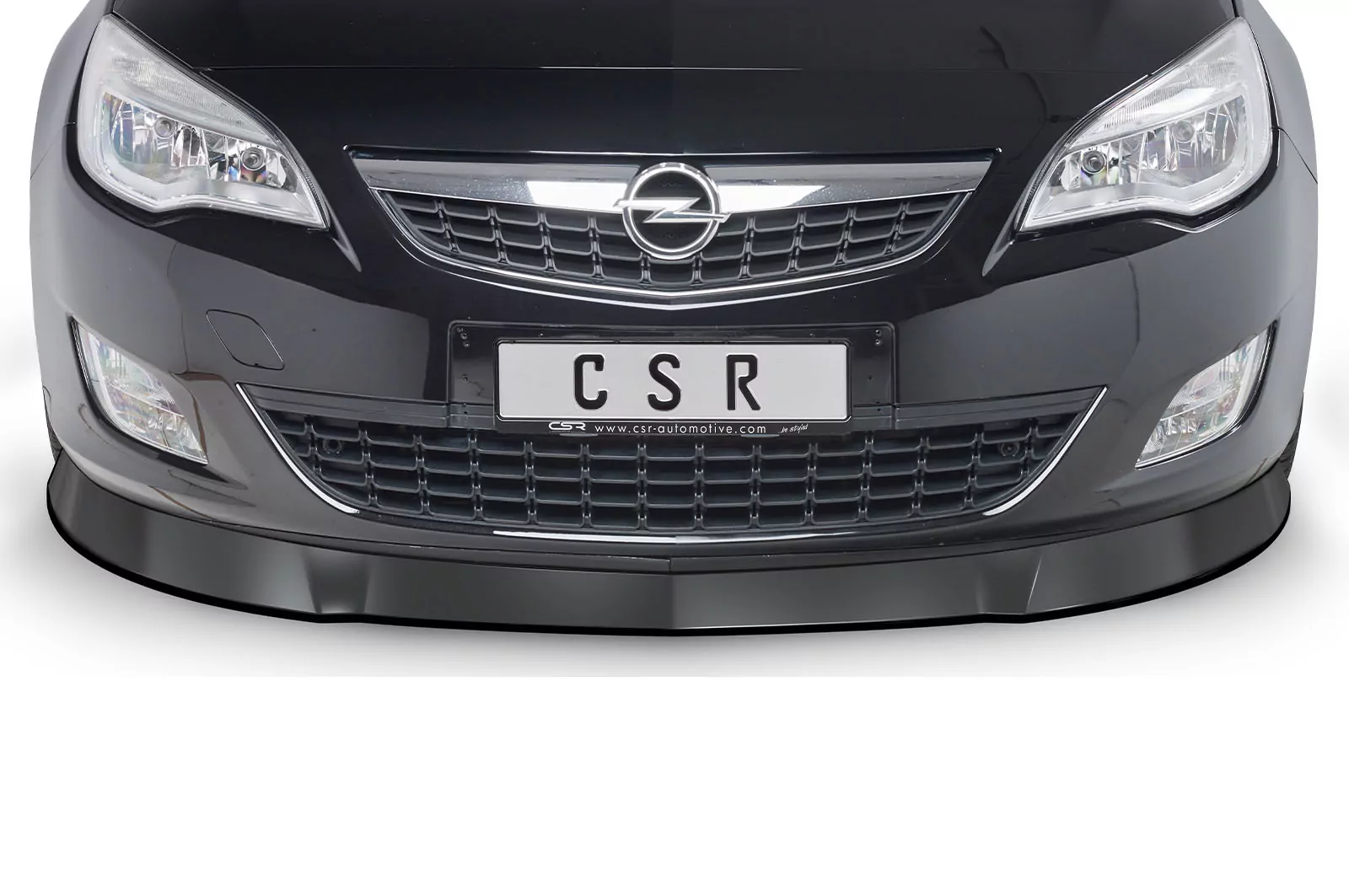 Cup-Spoilerlippe mit ABE für Opel Astra J CSL064-M Carbon Look (matt)