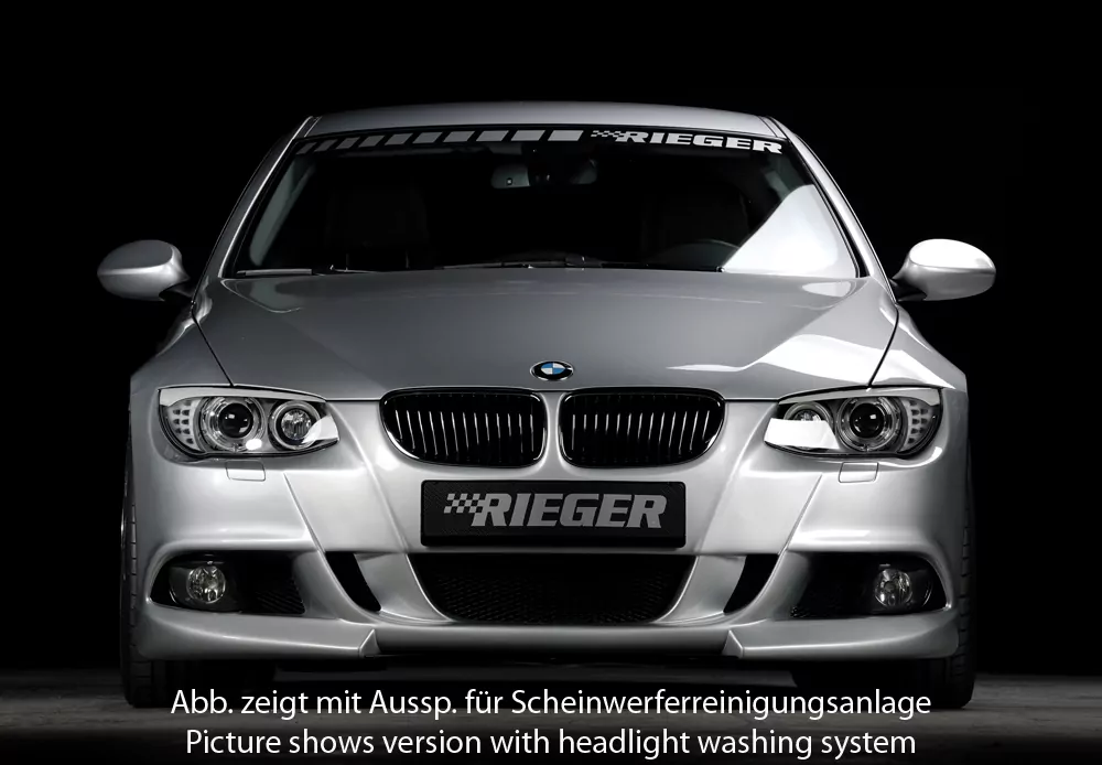 Rieger Spoilerstoßstange für BMW 3er E93 - Cabrio 03.10- (ab Facelift) LCI carbon optik