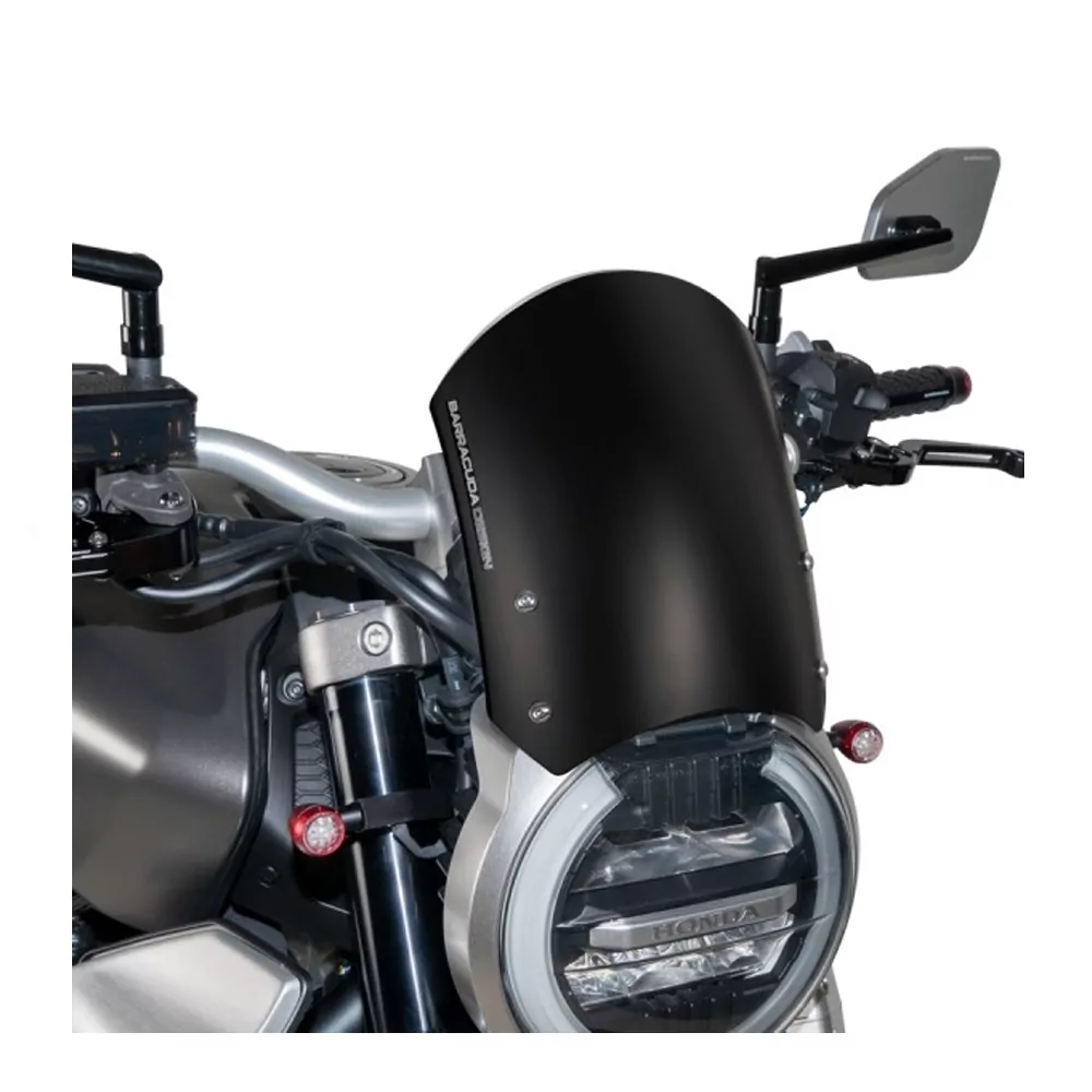 Barracuda Windschild Aerosport Aluminium Schwarz für Honda CB1000R (2018)  Honda CB650R (2019 -)