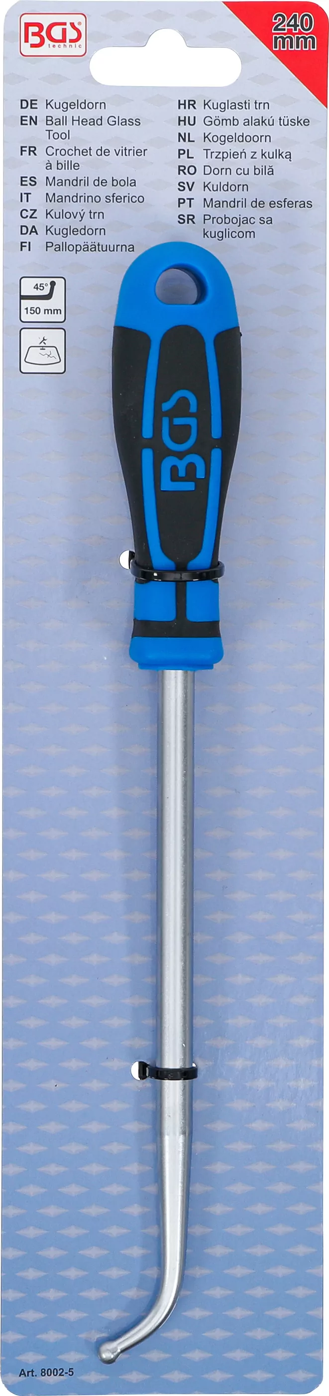 Kugeldorn | 210 mm | für Art. 8002