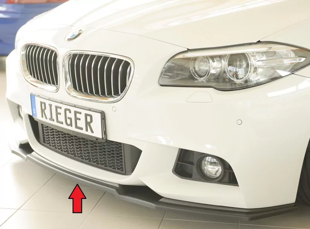 Rieger Spoilerschwert matt schwarz für BMW 5er F10  (5L) Lim. 07.13- (ab Facelift) LCI