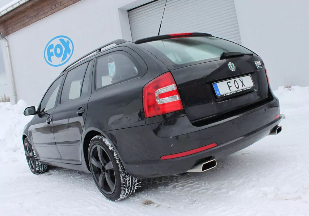 Skoda Octavia Typ RS 1Z inkl. Facelift  Endschalldämpfer rechts/links - 145x65 Typ 59 rechts/links