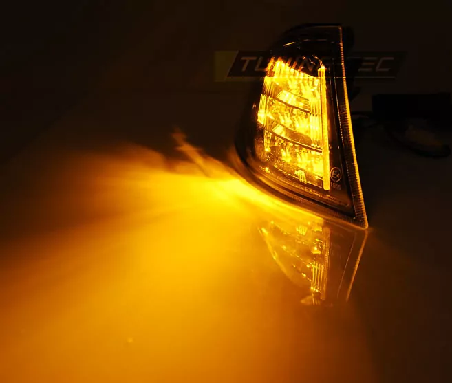 Front Direction Black Led Fits Bmw E46 05.98-08.01