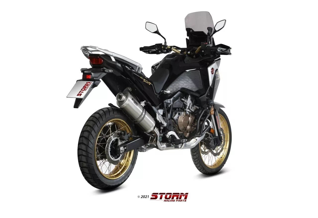 Storm By MIVV OVAL Edelstahl HONDA CRF 1100 L AFRICA TWIN 20-21