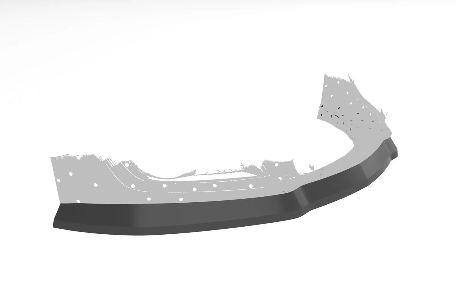 Cup-Spoilerlippe mit ABE für Opel Insignia A CSL131-M Carbon Look (matt)