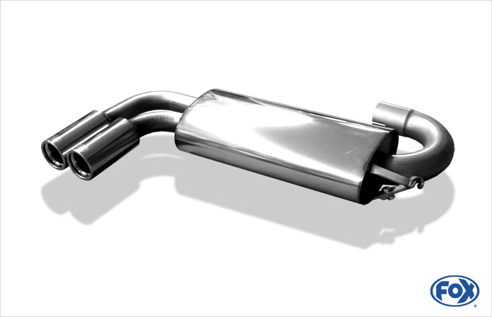 Audi 80/90 Typ 89 quattro  Endschalldämpfer - 2x76 Typ 13