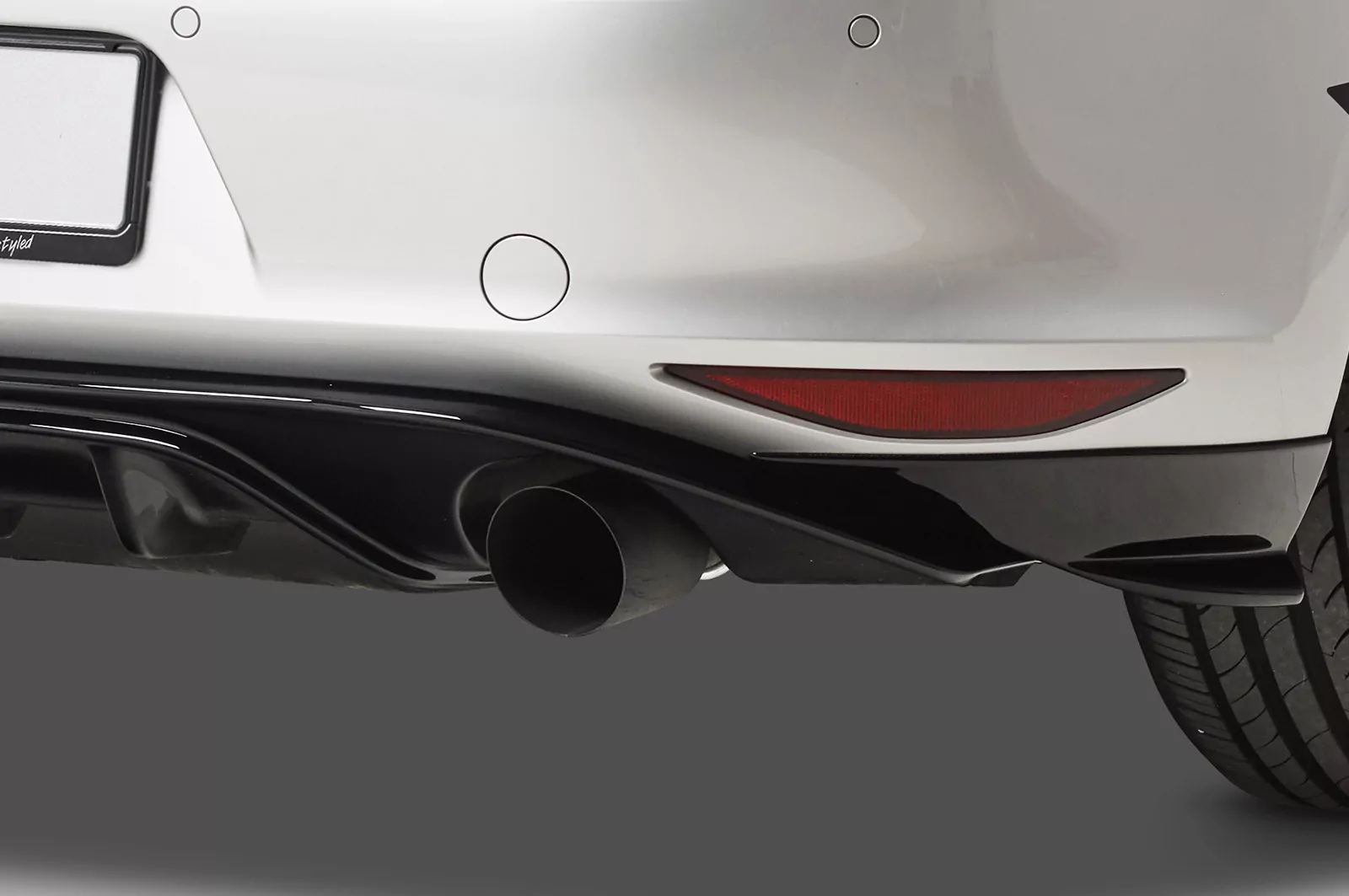 Endschalldämpfer Sportauspuff für VW Golf 7 ESD004