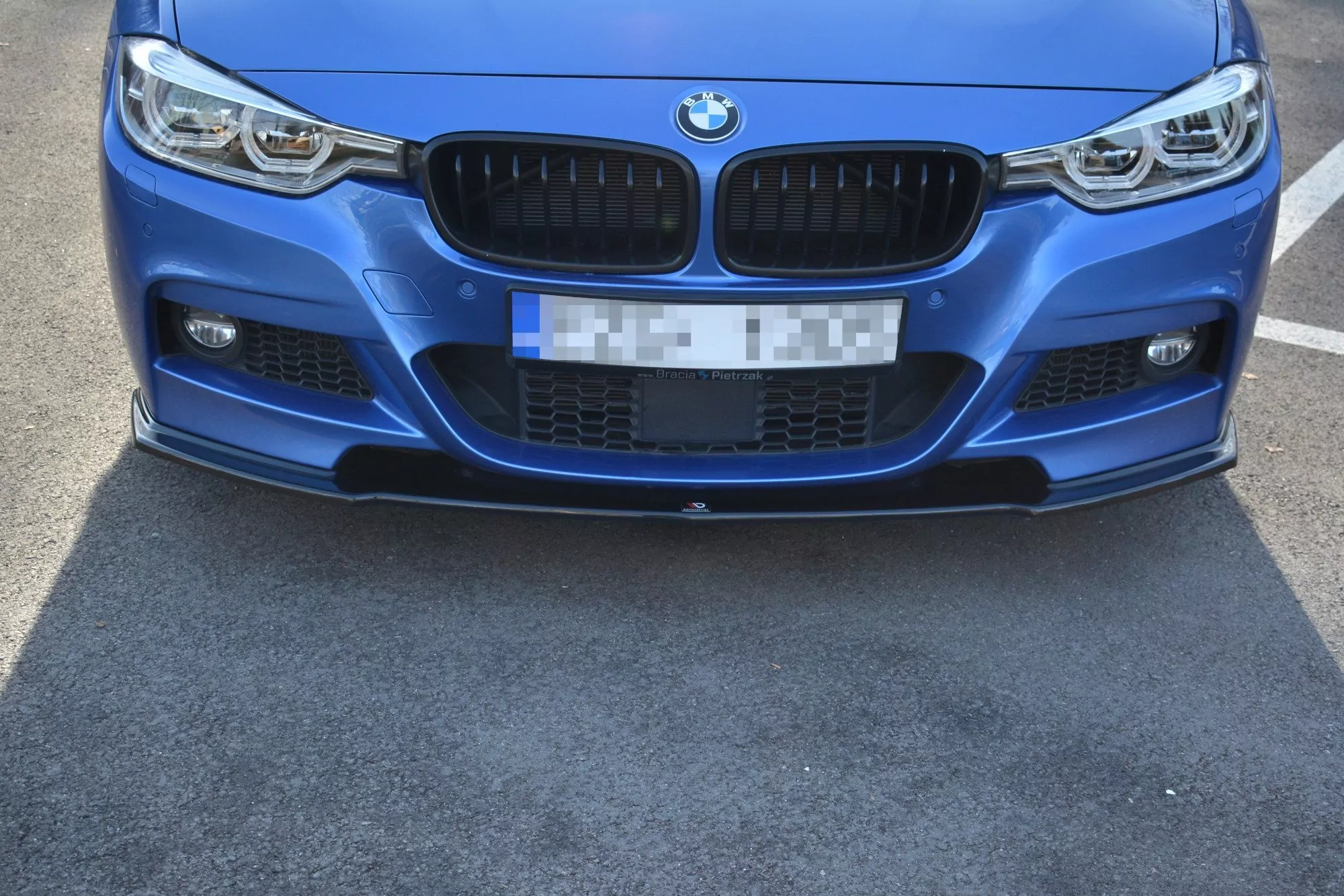 Front Ansatz Passend Für Passend Für BMW 3er F30 FL Limo M-SPORT Schwarz Hochglanz Schwarz Hochglanz